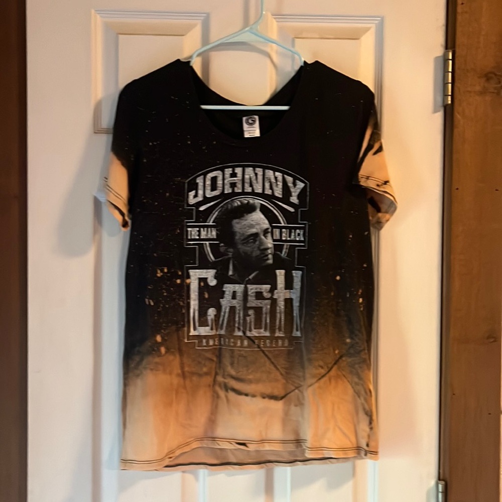 Johnny Cash tie dye T shirt.